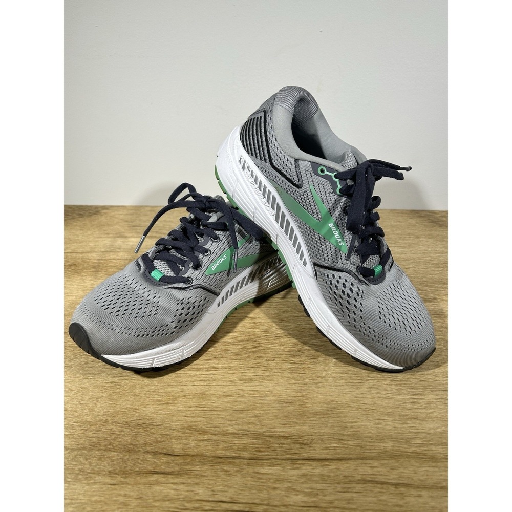 Brooks Ariel 20 Women's Gray Green 1203151B07 Running Athletic Shoes Size 7.5